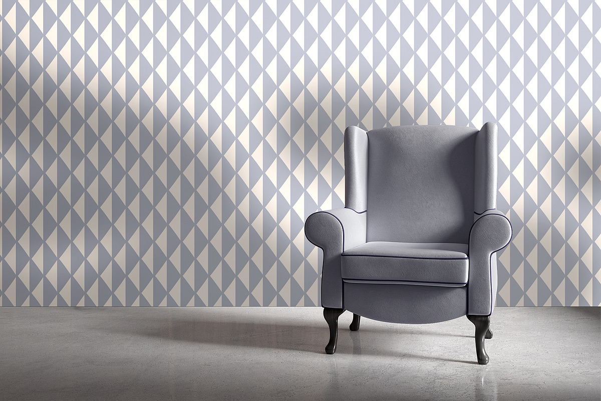 Bright Triangles, a Pattern Graphic by MalyskaStudio (Photo 8 of 13)