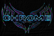 Chrome Text Effect 03 - Layer Styles, a Brushes & More by saintricchi (Thumbnail 1 of 6)