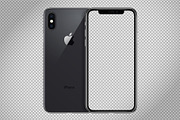 Apple iPhone X mockups (PSD+AI), an iPhone Mockup by voin_Sveta (Thumbnail 5 of 8)