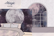 Magic Scene, a Decorative Illustration by GlamArtZhanna (Thumbnail 2 of 2)