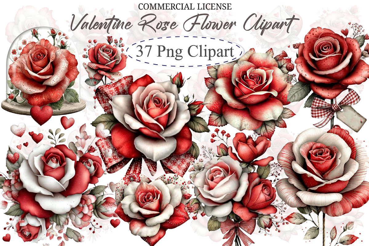 Valentine Rose Flower, an Illustration by designcity5 (Photo 1 of 5)