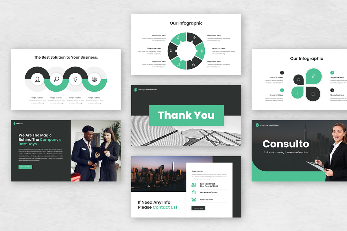 Business Consulting PowerPoint, a Presentation Template by Biwarastudio (Photo 5 of 5)