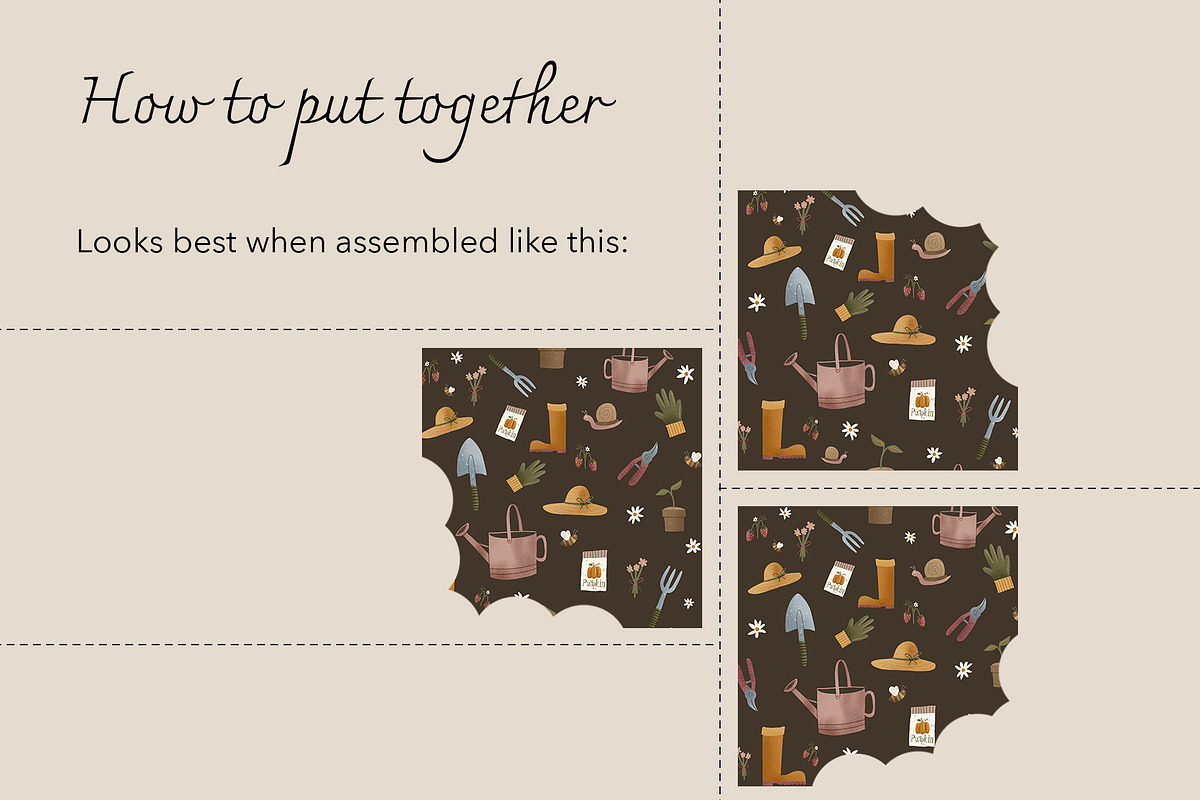 Gardening Supplies Pattern, a Pattern Graphic by koberstein (Photo 3 of 3)