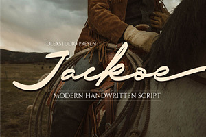 Jackoe - Modern Handwritten Script