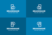 Letter B D P Q Paper Document Logo, a Branding & Logo Template by Pray Art Design Studio (Thumbnail 2 of 2)