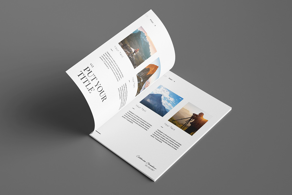 Portfolio Brochure Layout, a Brochure Template by Seeing-art (Photo 5 of 11)