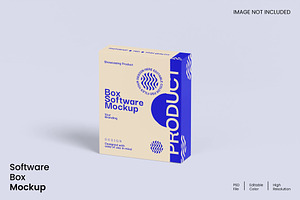 Software Box Mockups, a Packaging Mockup by renderstockmarket