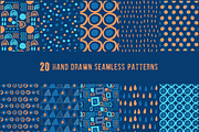 Orange is the new Blue, a Pattern Graphic by Suphansa (Thumbnail 7 of 8)