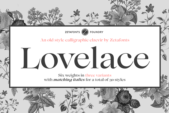 Lovelace 30 Fonts