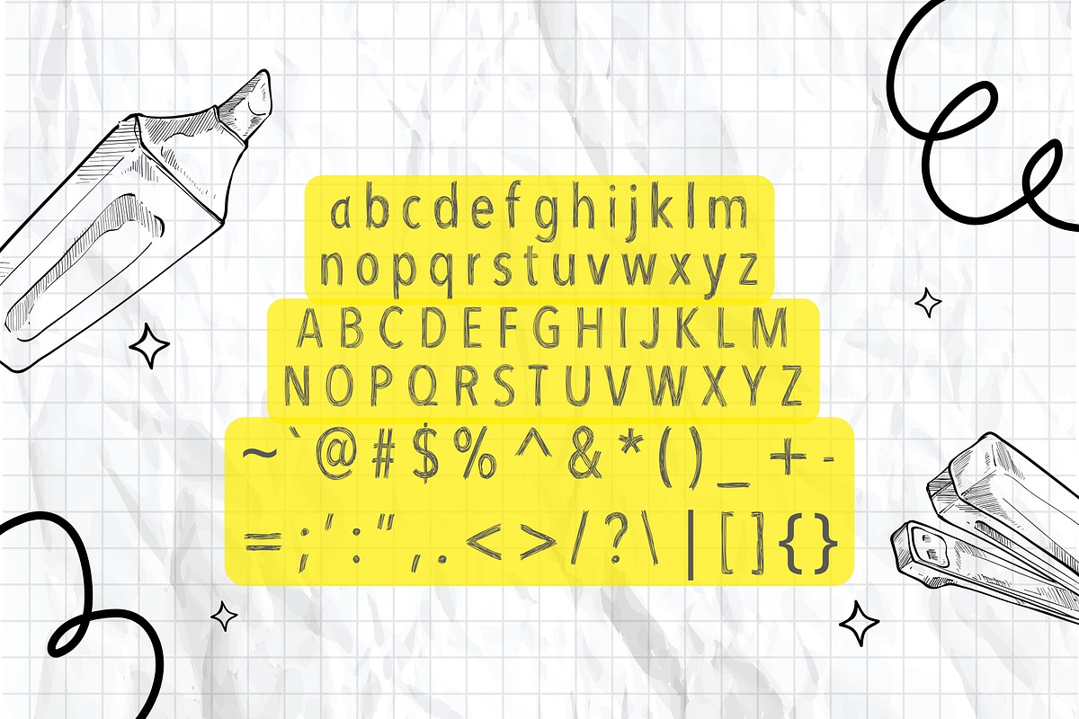 Scratchpad - Messy Handmade Font, a Handwritten Font by HipFonts (Photo 2 of 6)