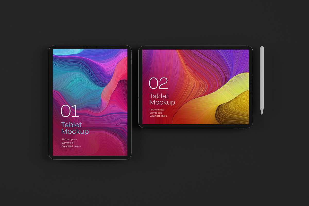 iPad Pro Mockup Set | Tablet Screen, an iPad Mockup by Deeplab (Photo 14 of 19)
