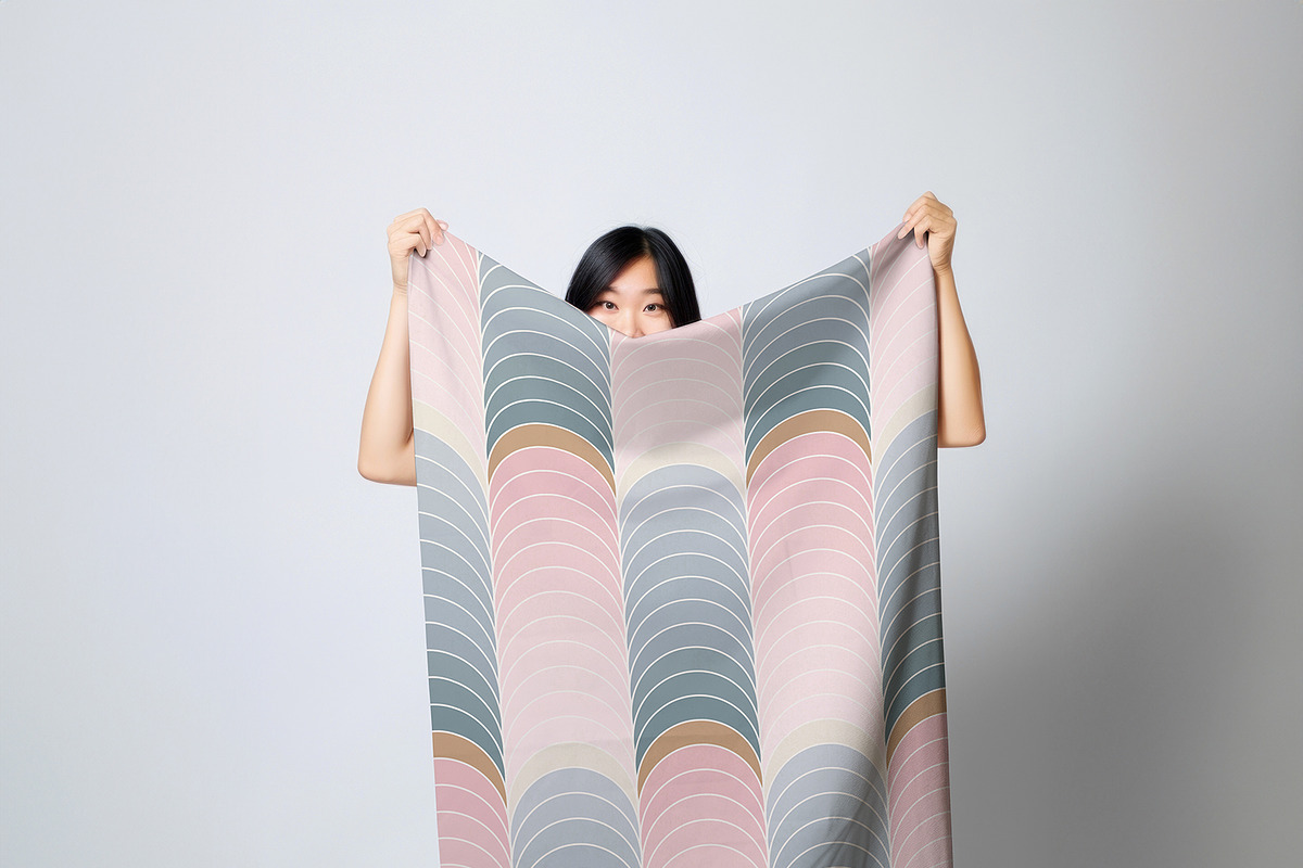 3D Wavy Geometric Pattern, a Pattern Graphic by StudioGemen (Photo 8 of 10)