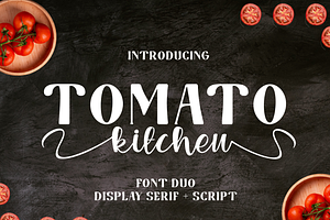 Tomato Kitchen Font Duo