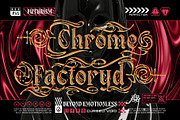 Chrome Revenant Typeface, a Serif Font by alit design (Thumbnail 7 of 17)