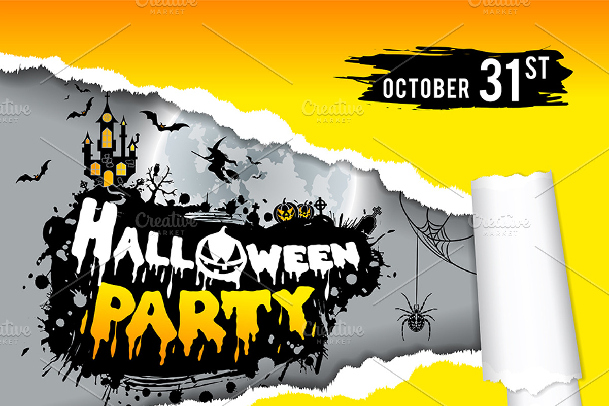 Happy Halloween Party, a Decorative Illustration by TAlex (Photo 5 of 6)