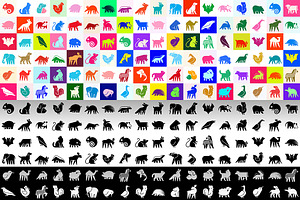 Animal logo set, a Graphic by NataliiaVolyk