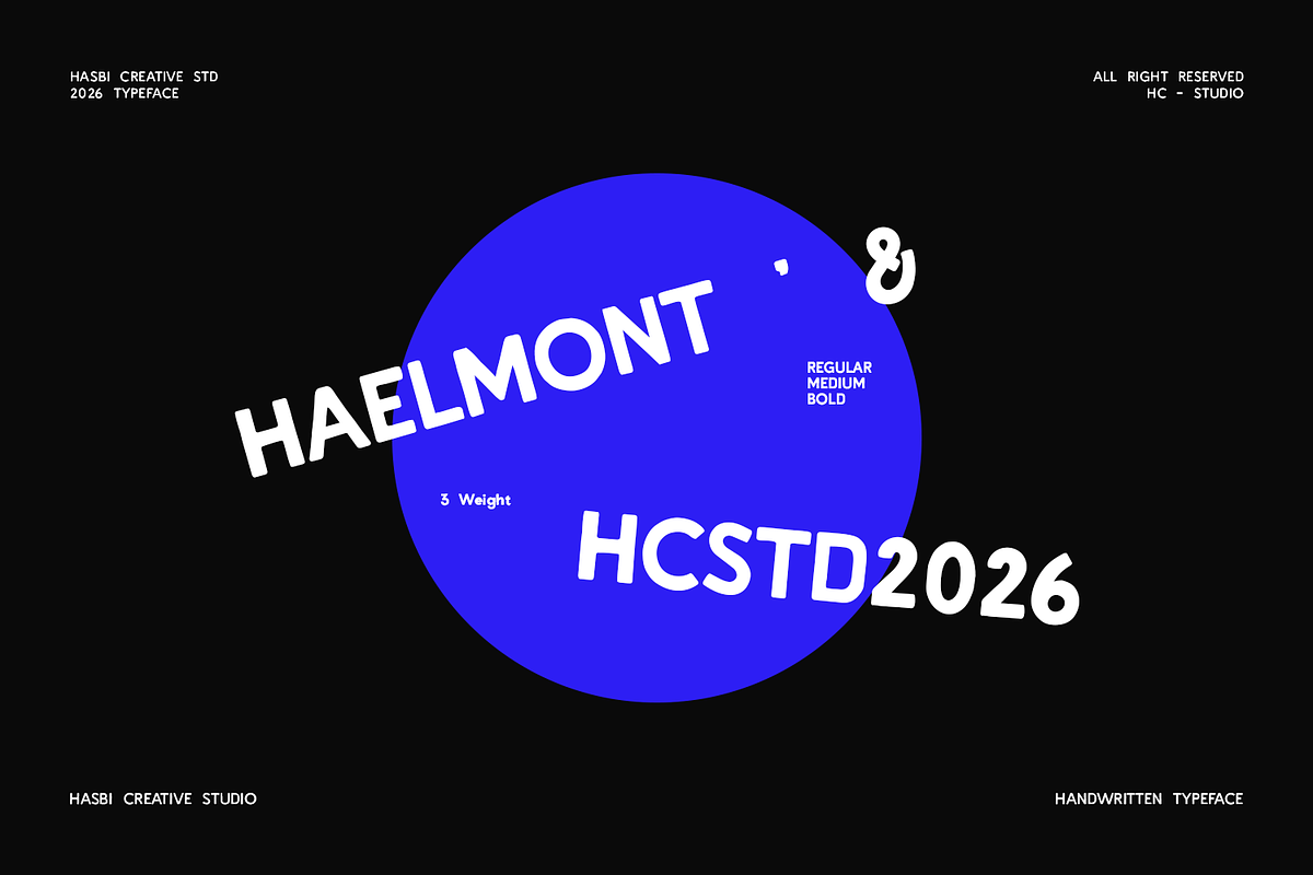 Haelmont - Handwritten Sans Serif, a Sans Serif Font by Hasbi Creative (Photo 4 of 8)
