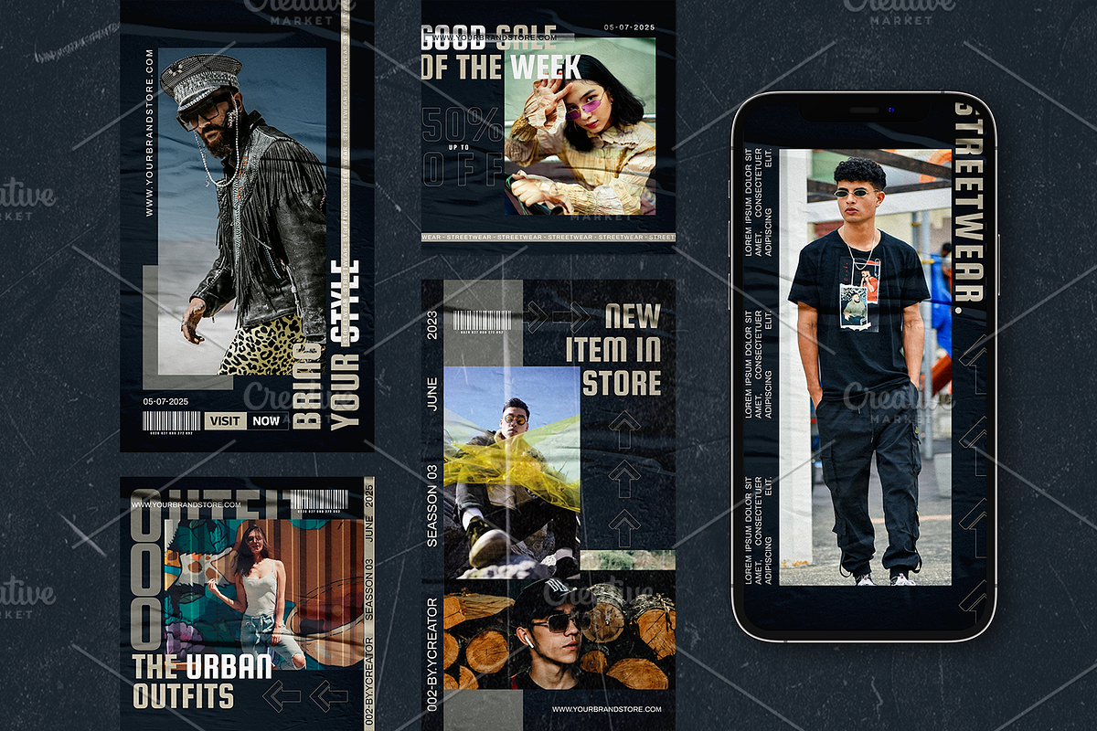 Hype Instagram Template - Spamed, a Social Media Template by Gibcreat (Photo 2 of 4)