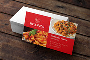 Restaurant Business Card, a Business Card Template by graphicsunday (Thumbnail 2 of 3)