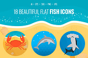 Fish Flat Icons, an Icon by ArtStyles (Thumbnail 2 of 2)
