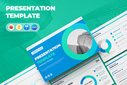 Sleek Marketing Pitch Deck, a Presentation Template by CreativeUP (Thumbnail 1 of 6)