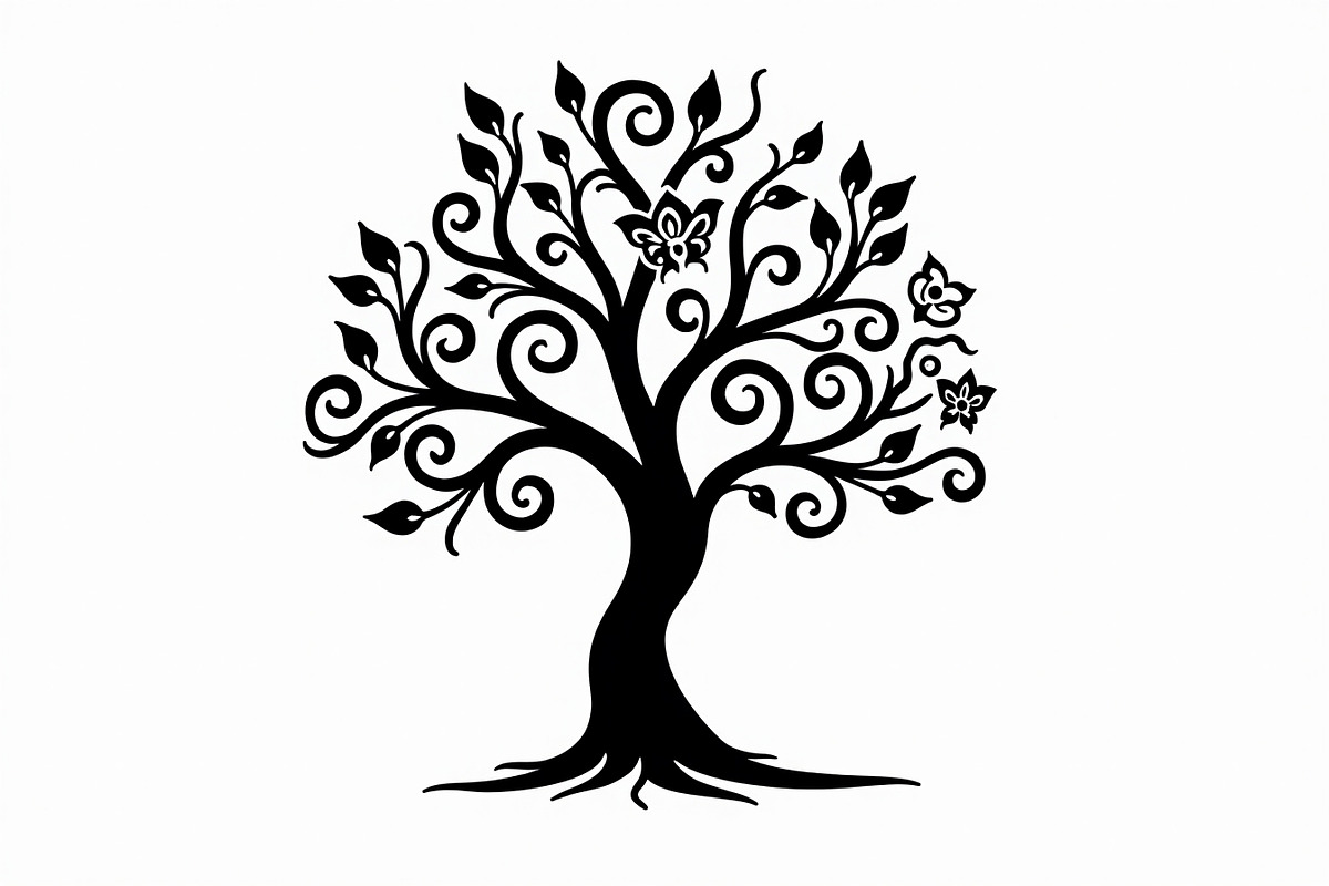 Detailed Tree Silhouette SVG Bundle, an Illustration by Amazin_art (Photo 2 of 13)