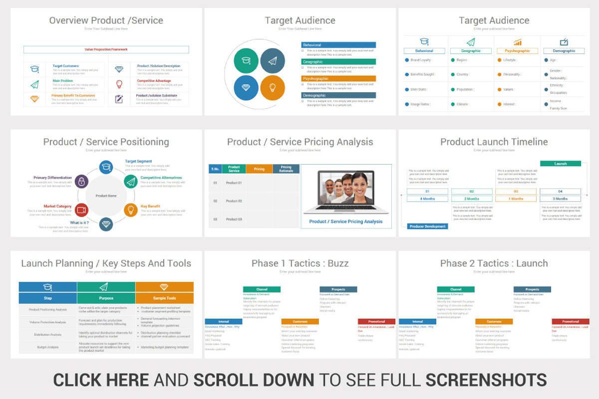 Marketing Plan Google Slides, a Presentation Template by OceanArt (Photo 6 of 17)