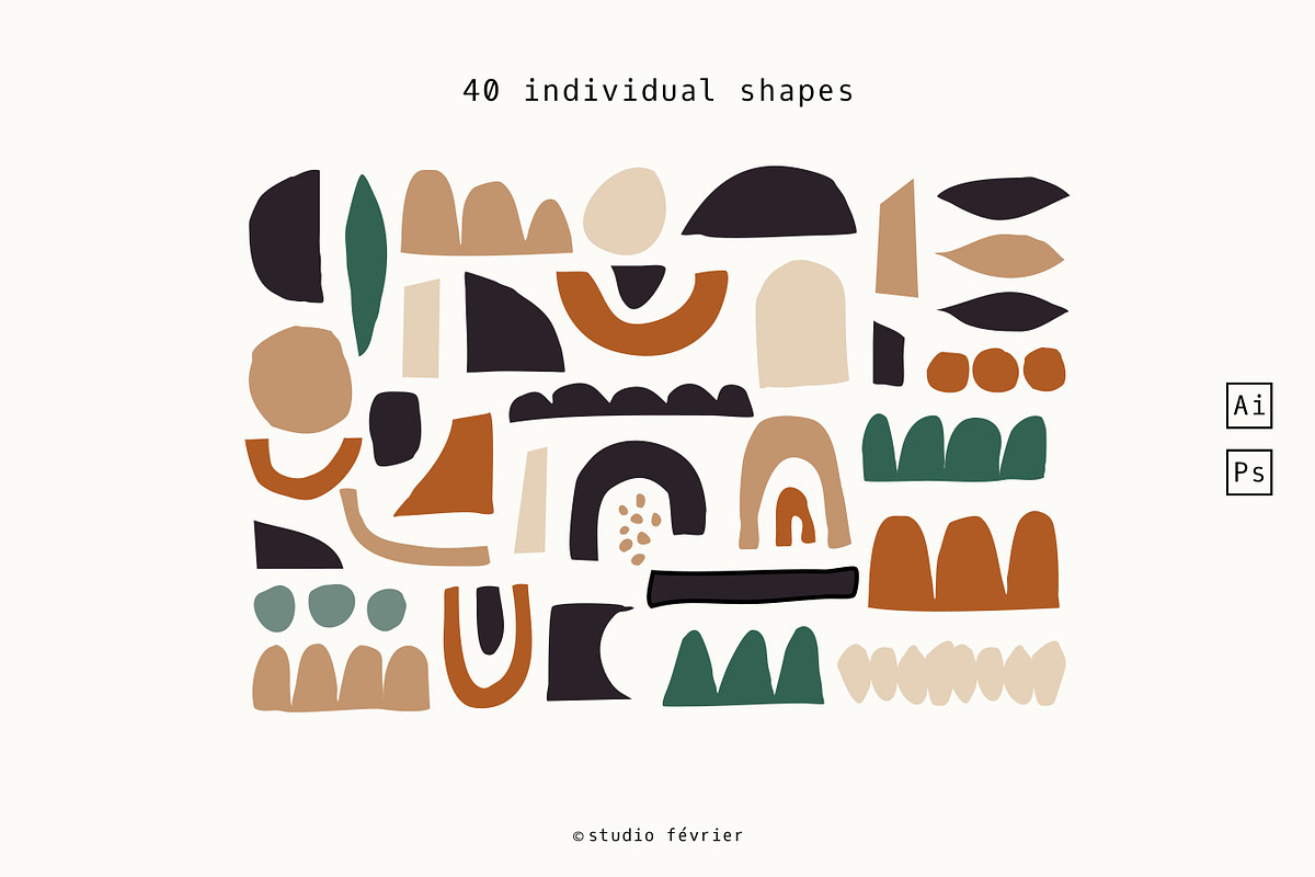 Paper Abstract 1 | Patterns + Shapes, a Pattern Graphic by Studio Fevrier (Photo 10 of 10)
