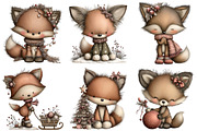 Whimsical Christmas Fluffy Fox PNG, an Illustration by Craft Nest (Thumbnail 8 of 9)