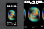 Techno/house party flyer template, a Flyer Template by MAcherry design studio (Thumbnail 1 of 2)