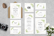 Geometric Wedding Invitation Suite, an Invitation Template by Vynetta (Thumbnail 1 of 8)