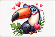 Quirky Whimsical Summer Birds Clipar, an Illustration by Sublimation Artist (Thumbnail 3 of 6)