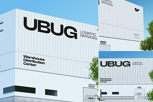 LOG | Logistic Warehouse Mockup, an Advertising Mockup by Neermana
