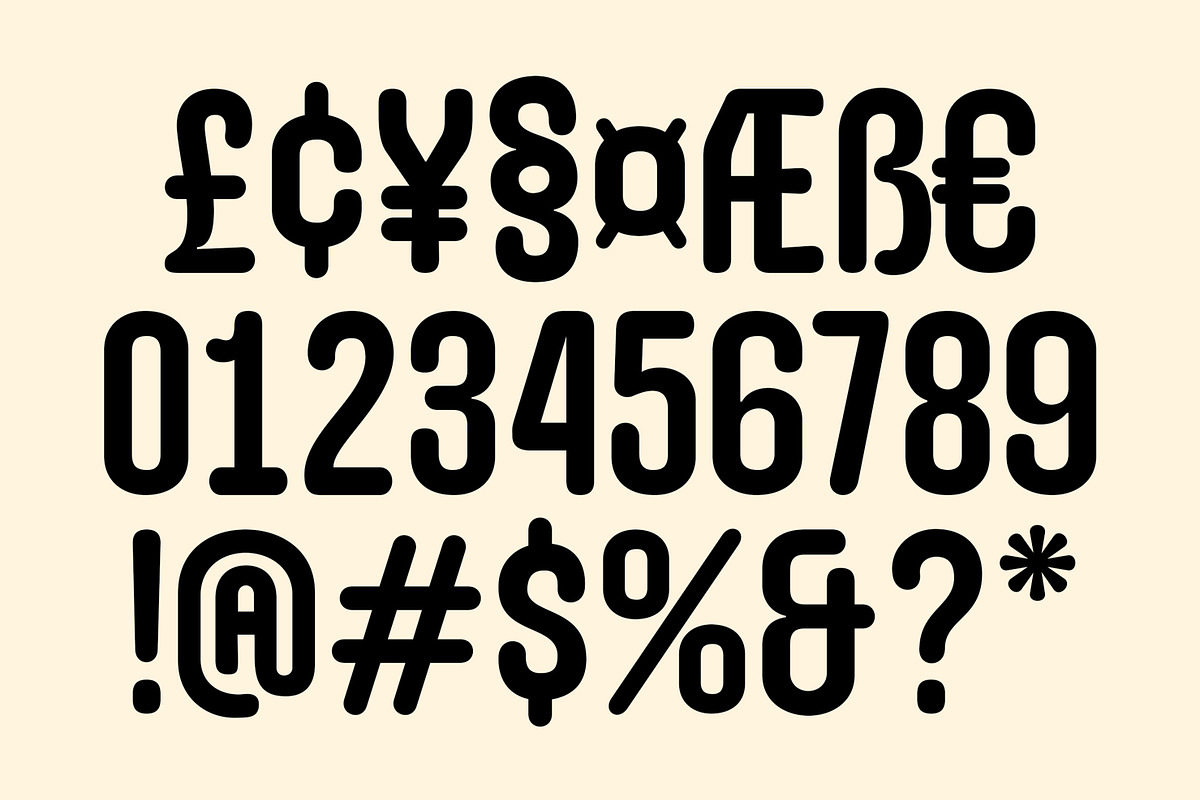 Molow | Rounded Condensed Font, a Sans Serif Font by Graptail (Photo 8 of 10)