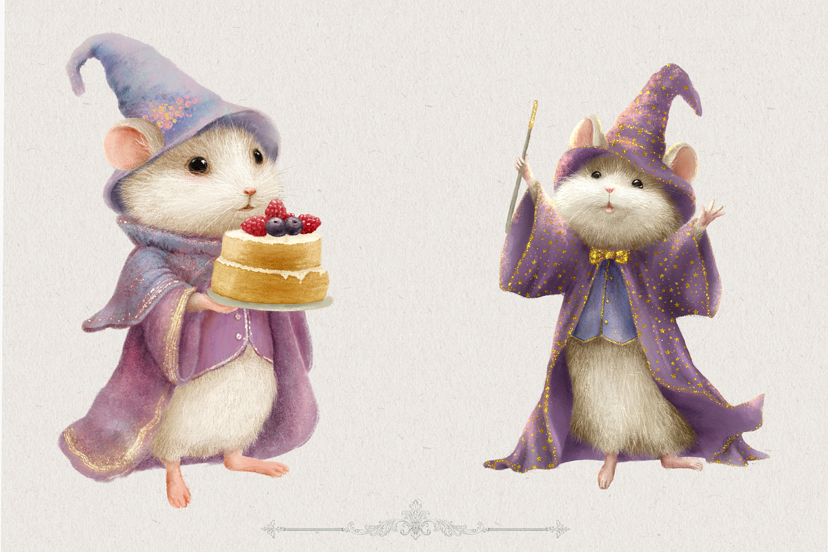 Cute Humsters Collection, an Animal Illustration by AlenaVlasko stock Market (Photo 4 of 5)