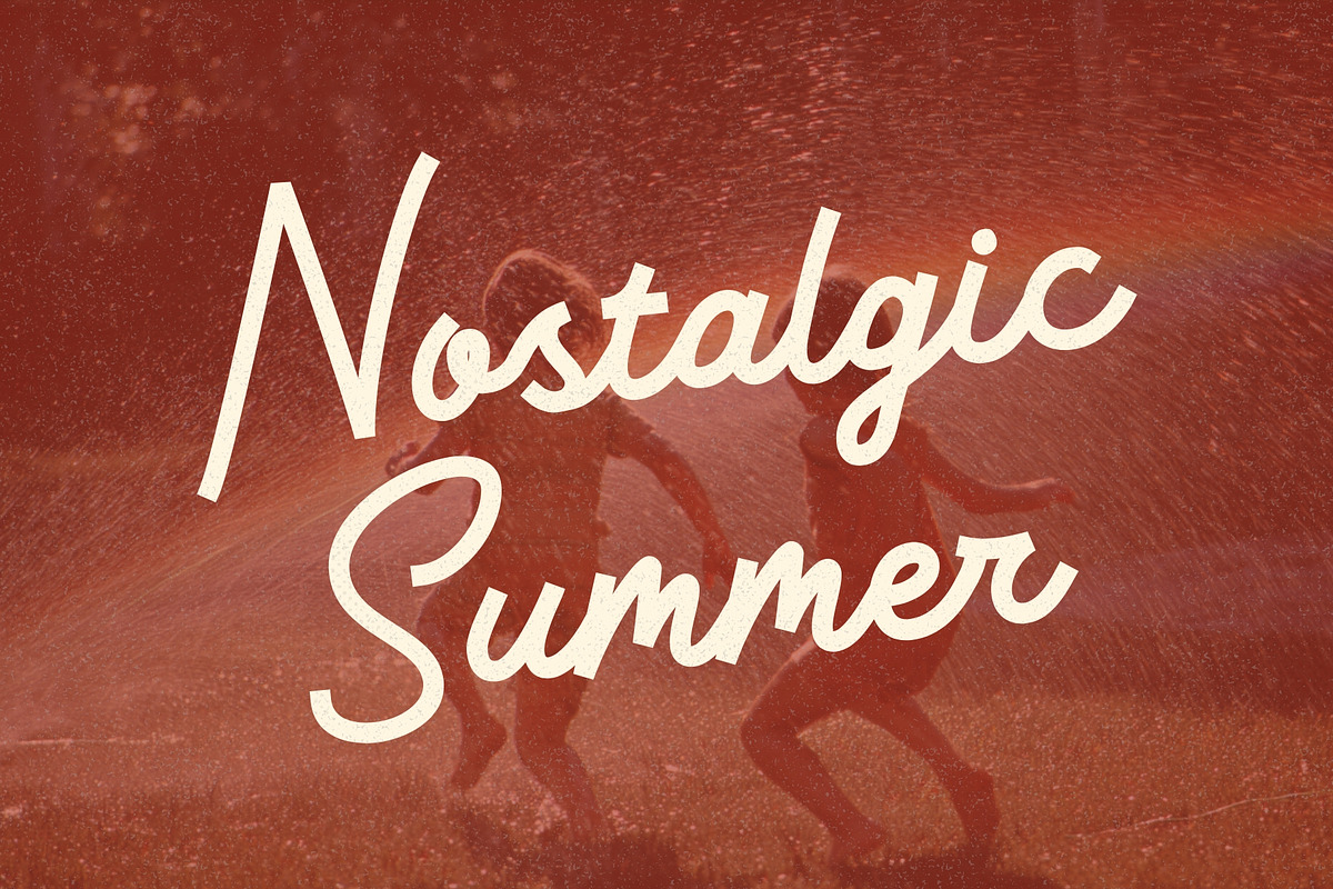 Retrogram - Vintage Monoline Script, a Script Font by HipFonts (Photo 10 of 10)