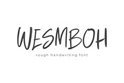 WESMBOH Handwriting Font, a Handwritten Font by NTC Graphic (Thumbnail 1 of 9)