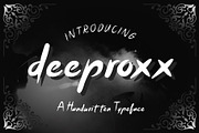 Deeproxx - A Handwritten Font, a Blackletter Font by nIznaztype (Thumbnail 1 of 6)