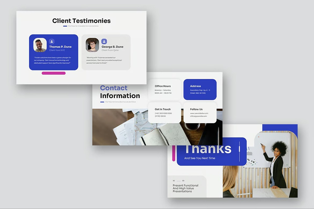 Business Introduction Powerpoint, a Presentation Template by Fit-tee (Photo 2 of 10)