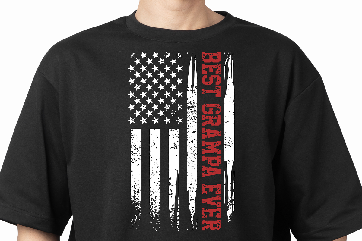 Best Dad Ever American Flag Shirt, a Graphic by Vector Portal (Photo 7 of 10)