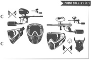 32 in 1 Paintball emblems and design, an Illustration by Hadanello88 (Thumbnail 3 of 5)