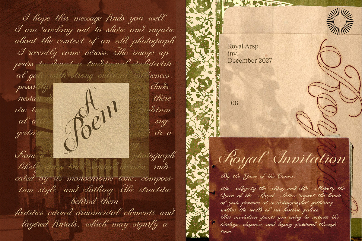 Santika - Javanese Cultural Script, a Script Font by Setara Langit CreativeStd (Photo 6 of 9)