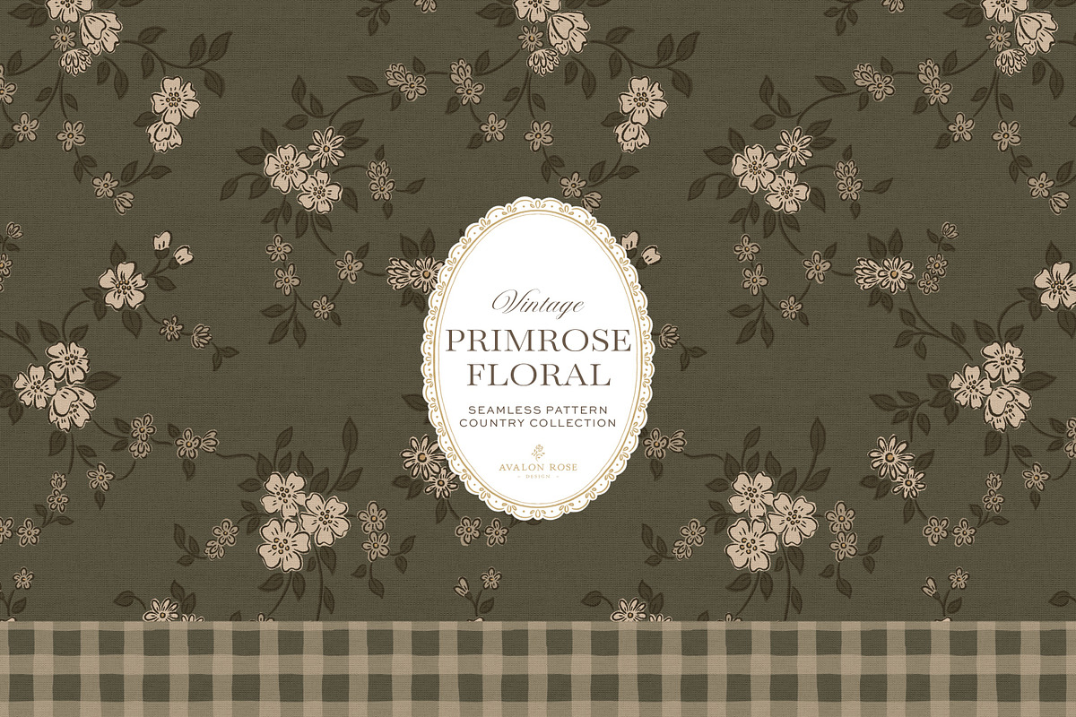 Vintage Floral Country Patterns, a Pattern Graphic by Eclectic Anthology (Photo 2 of 13)