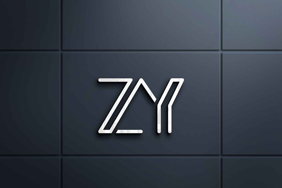 ZY, YZ Abstract logo design, a Branding & Logo Template by art_creater (Photo 2 of 2)