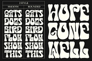 Cassiopea - Psychedelic typeface, a Font by HeyFonts (Thumbnail 3 of 12)