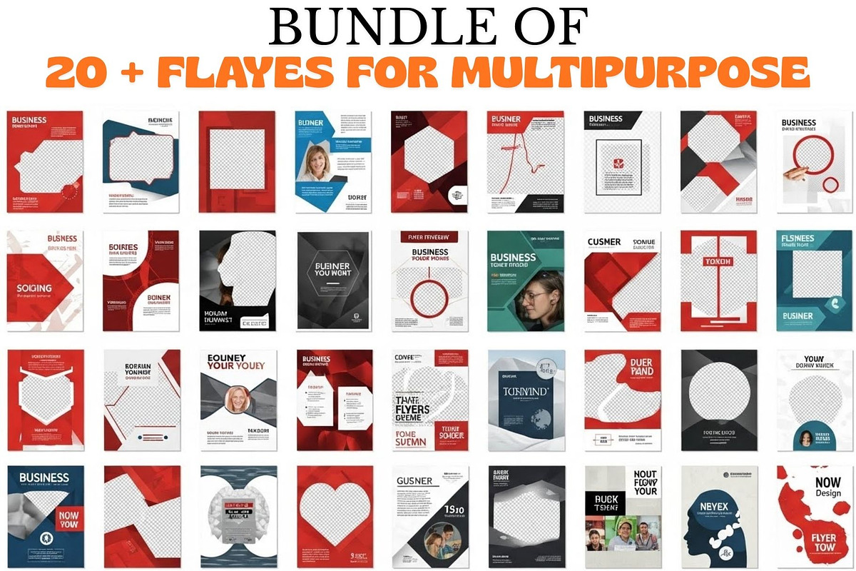 20 Editable Flyer Templates, a Flyer Template by Crox Studio | Digital (Photo 3 of 5)