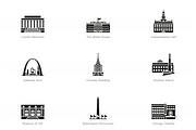 Landmarks of the USA 2 Icon Set, a Duotone Icon by Jozsef Balazs-Hegedus (Thumbnail 4 of 6)