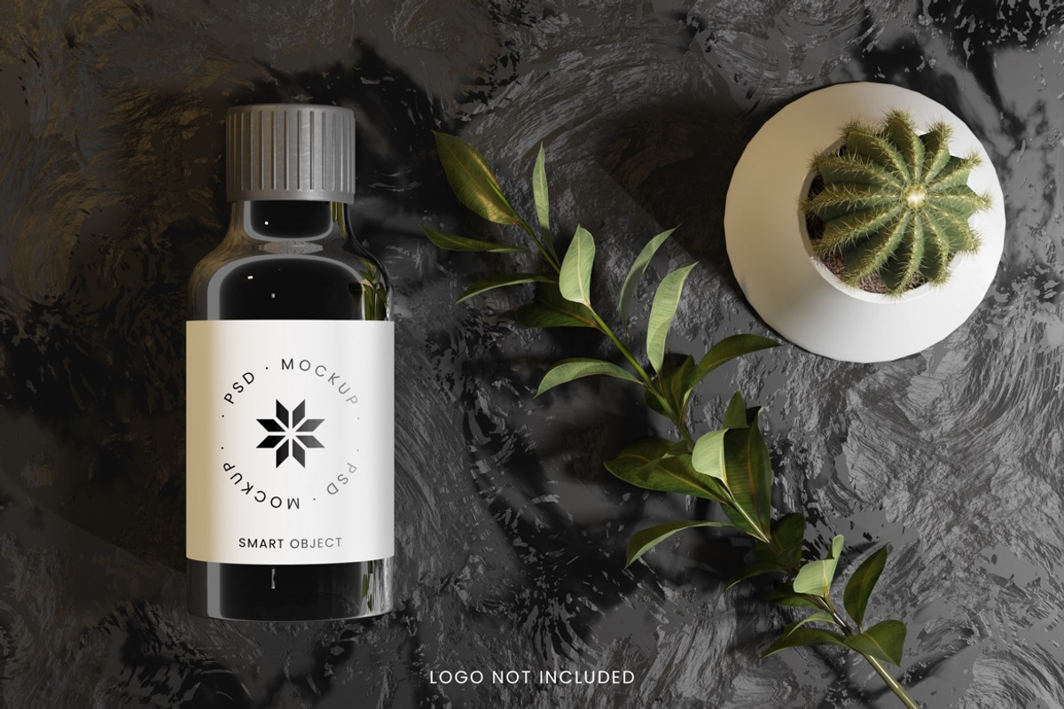 Cosmetic Bottle Mockup, a Packaging Mockup by WudelMbois Studio (Photo 1 of 3)