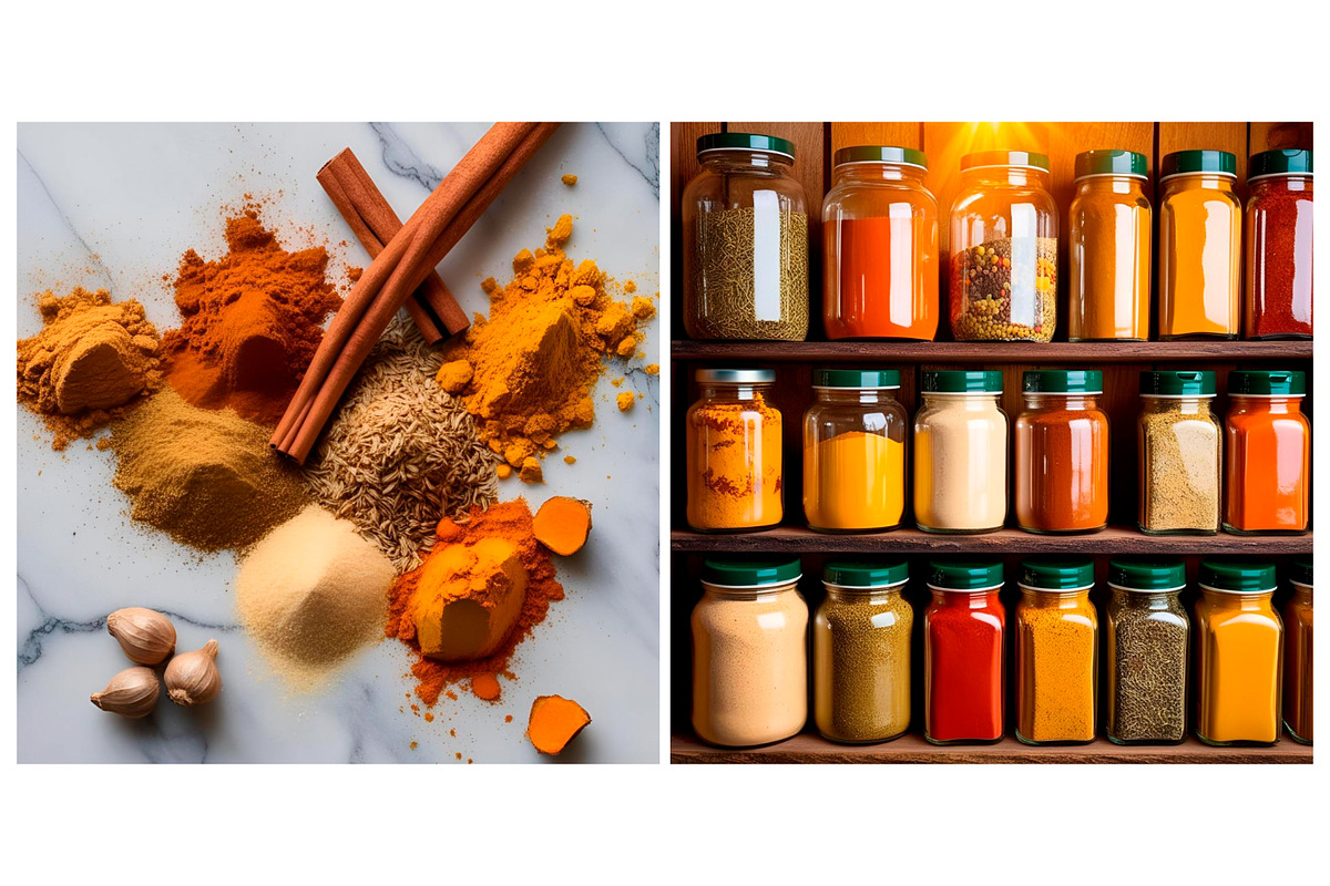 SET Indian Traditional Spices Mix, a Graphic by IrySha (Photo 11 of 11)