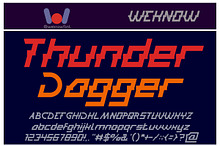 Thunder Jagger font